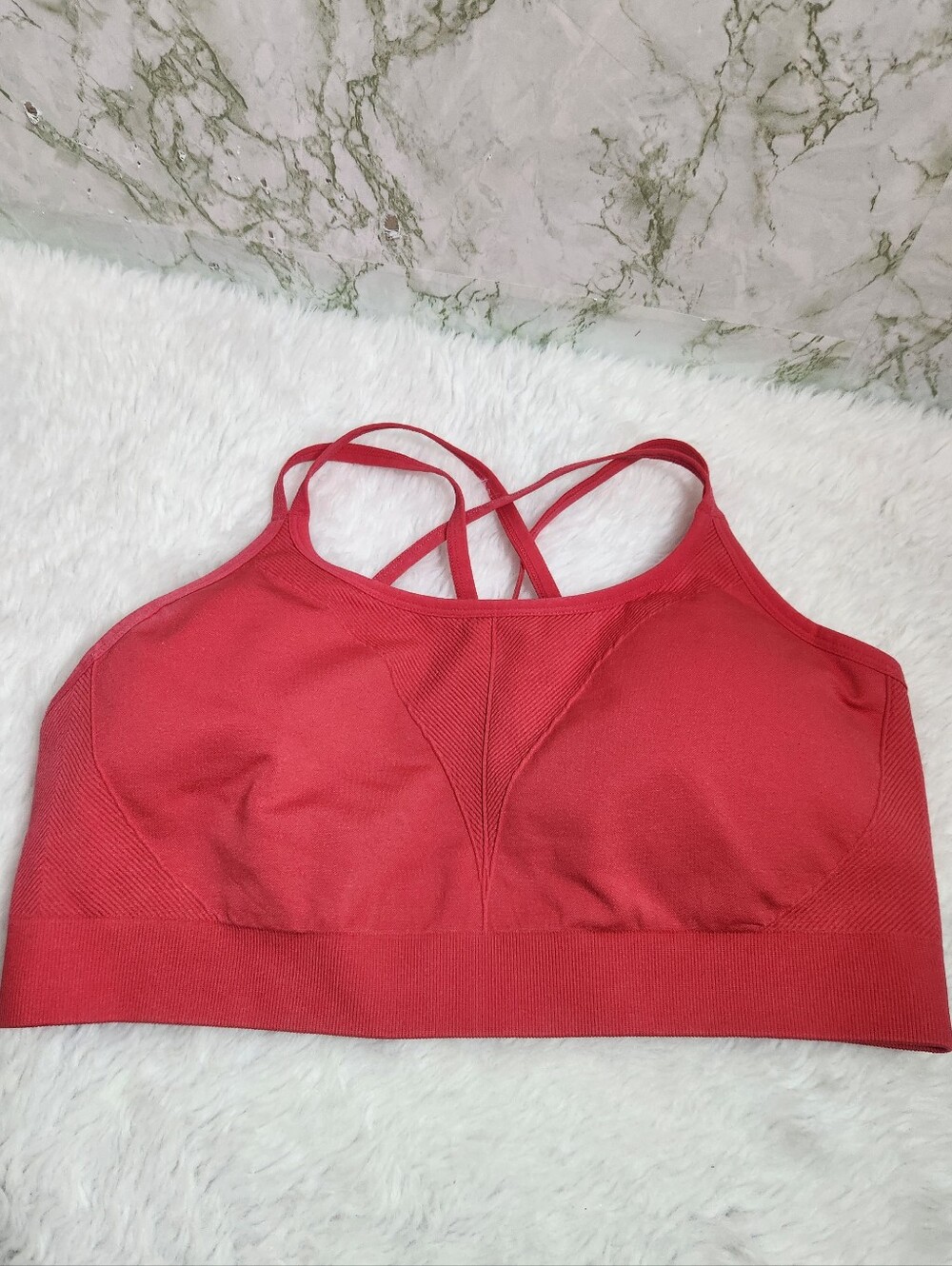 SOMA Rich Coral Color Sports Bra